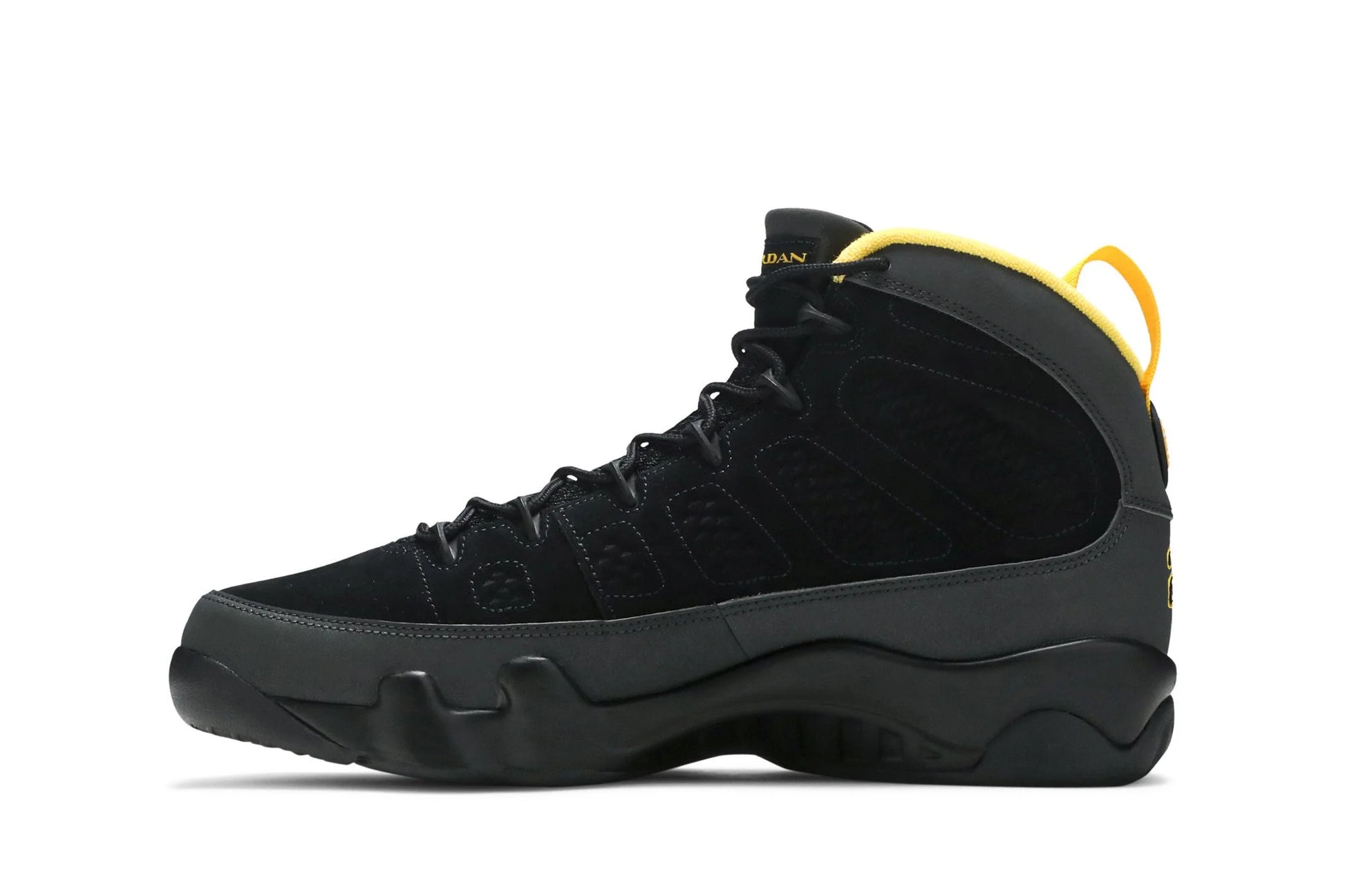 Air Jordan 9 Retro ‘Black Dark Charcoal University Gold’ CT8019-070