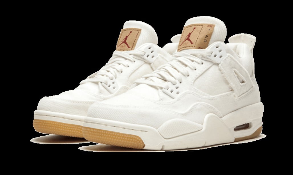Air Jordan 4 Retro White Denim X Levis