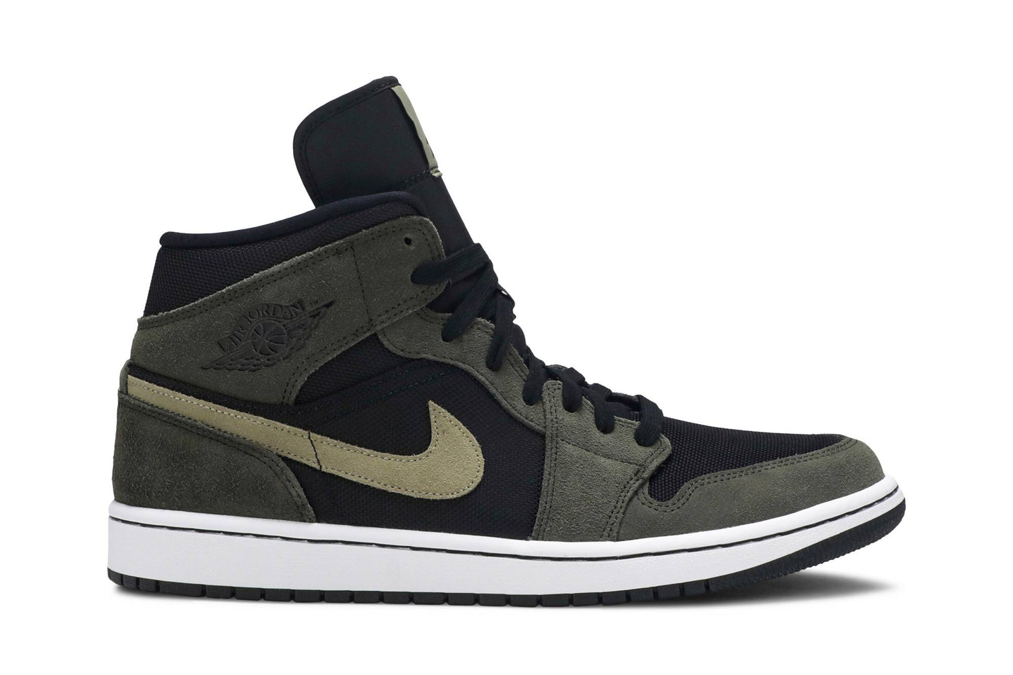( Women ) Air Jordan 1 Mid ‘Olive’ BQ6472-030