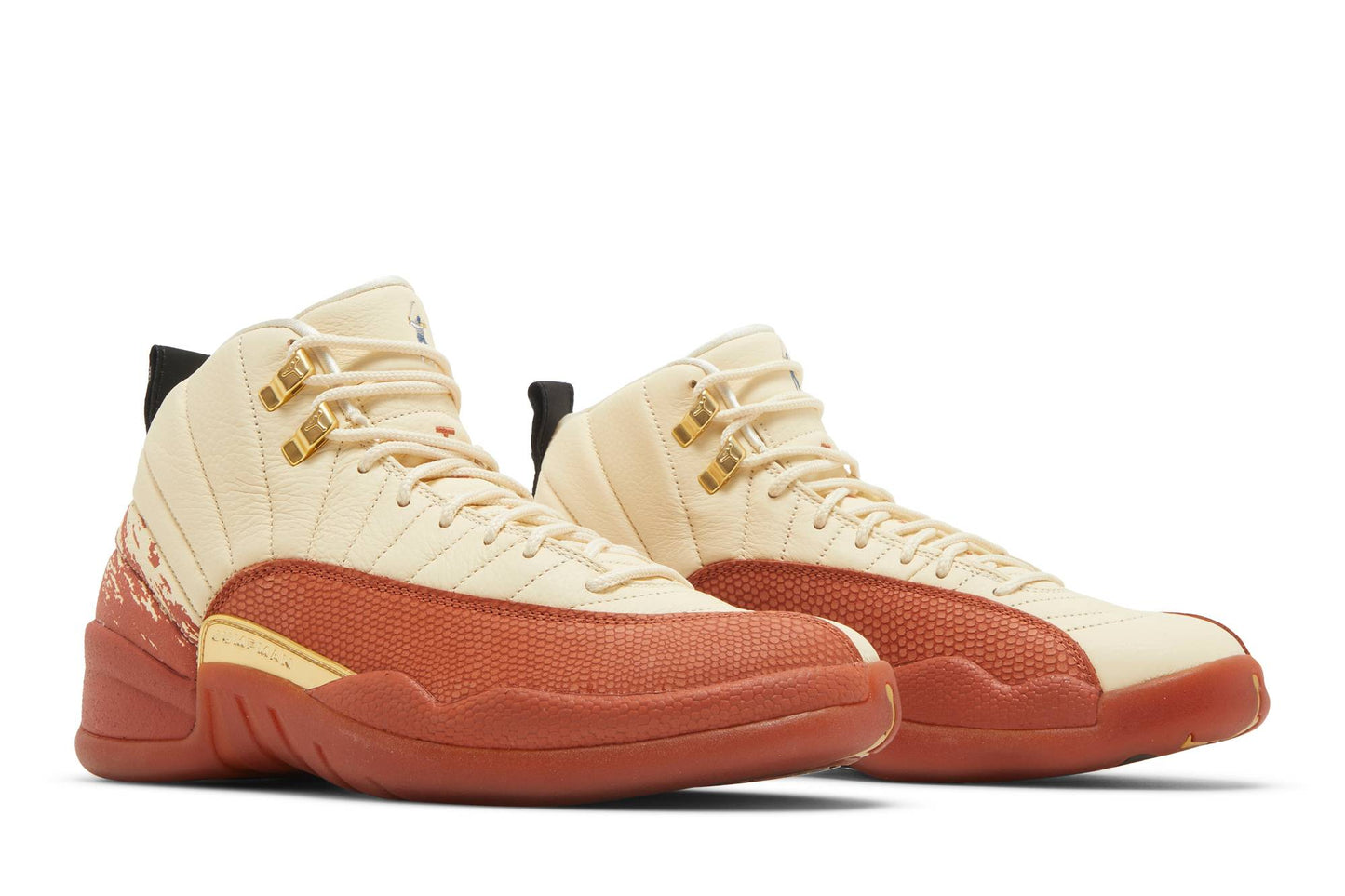 Eastside Golf X Jordan 12 'Muslin/Black Burnt Sunrise' DV1758-108