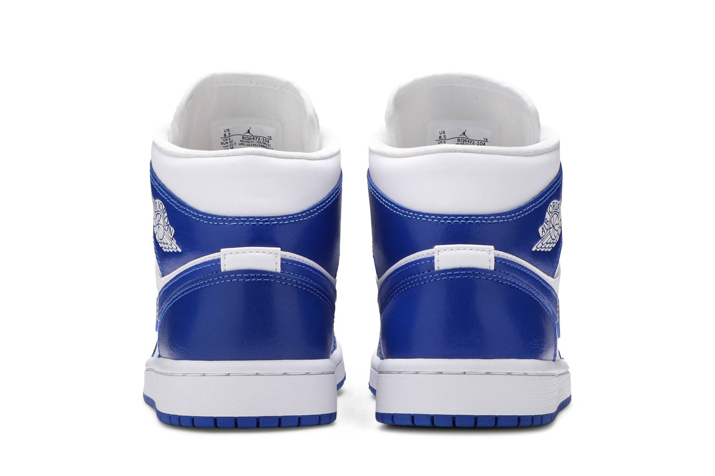 ( Women ) Air Jordan 1 Mid ‘Kentucky Blue’ BQ6472-104