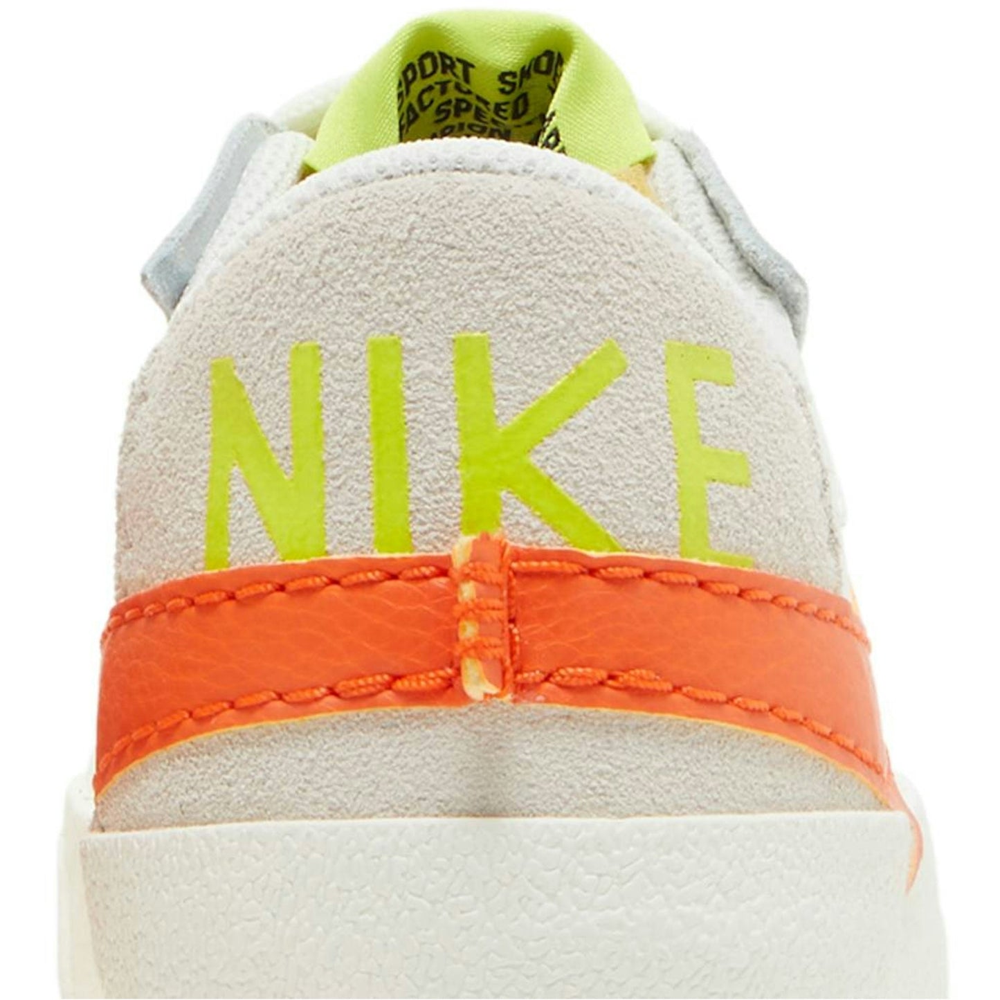 ( Women ) Nike Blazer Low Jumbo ‘Volt Orange’ DQ1470-103