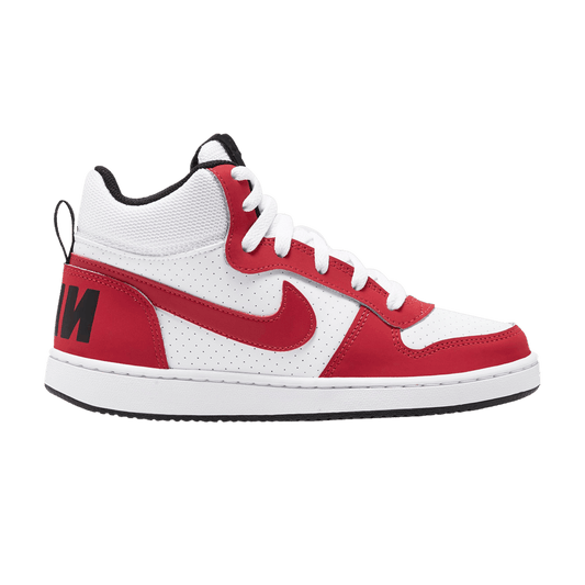 ( Grade School ) Nike Court Borough Mid ‘Gym Red White’ 839977-103