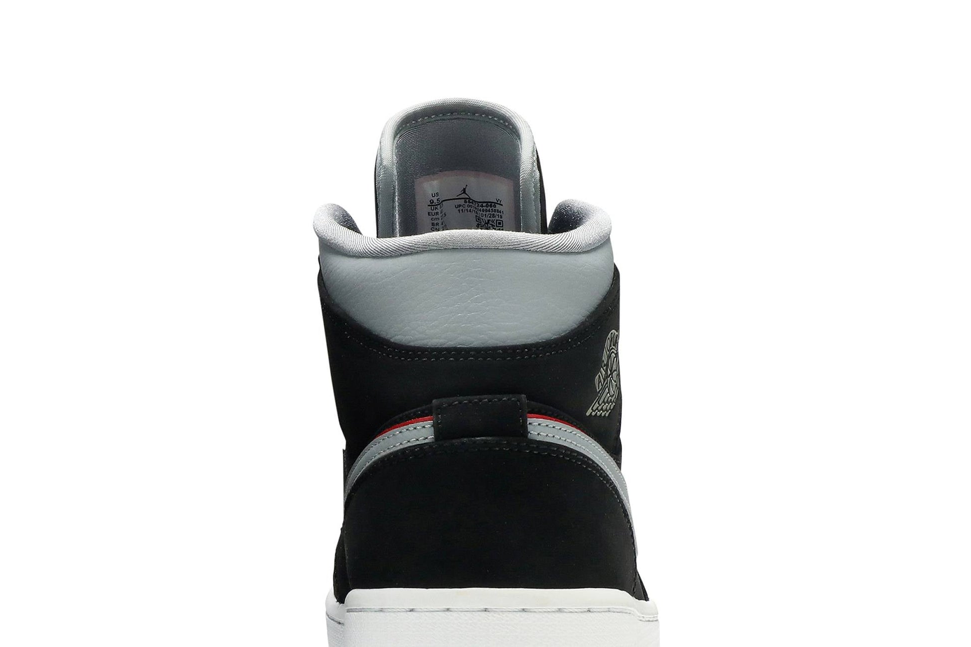 Air Jordan 1 Mid ‘Black Grey’ 554724-060