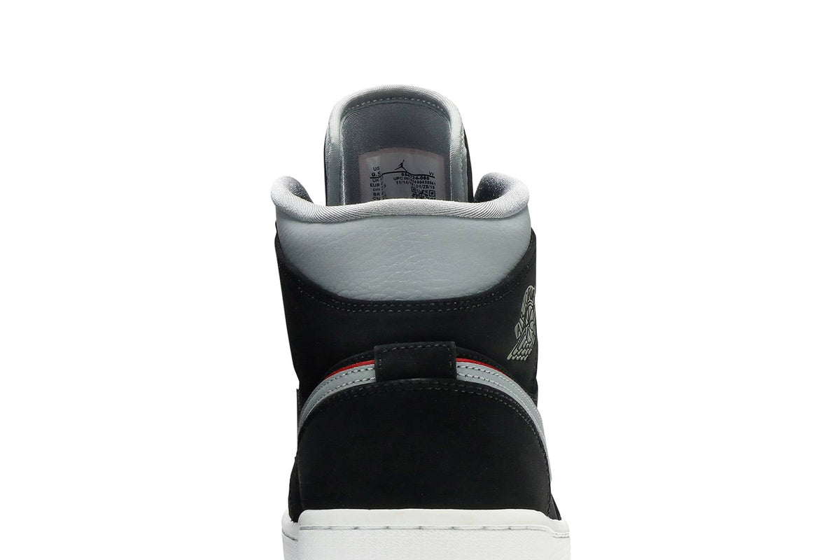 Air Jordan 1 Mid 'Black Grey' 554724-060