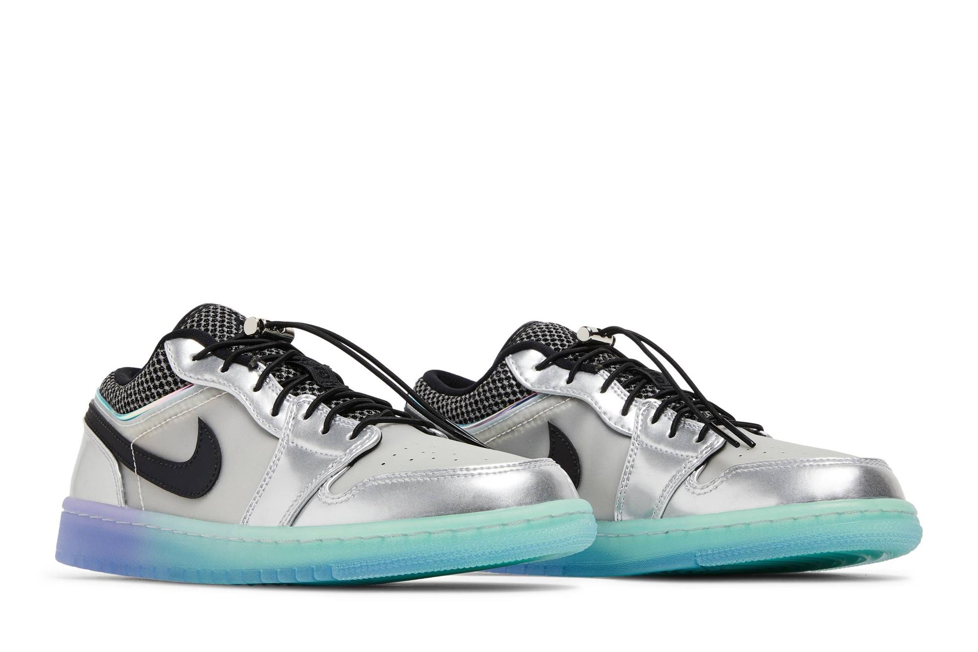 ( Women ) Air Jordan 1 Low SE ‘Metallic Silver Gradient’ DJ5199-109