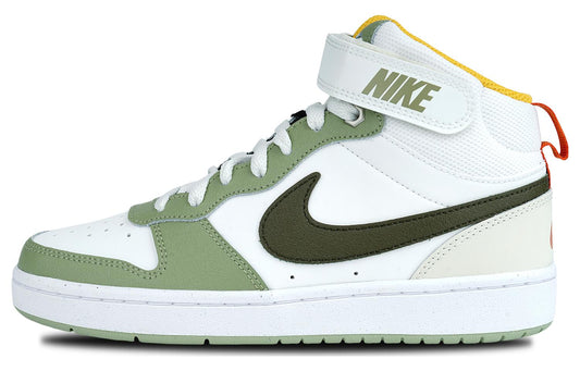 ( Youth ) Nike Court Borough Mid 2 Shoes ‘Off White Green’ FV3649-171