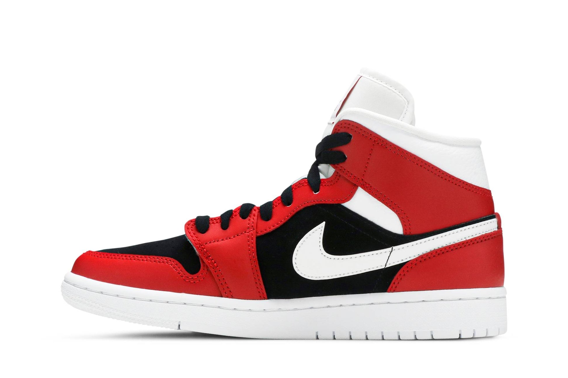 ( Women ) Air Jordan 1 Mid ‘Gym Red Black’ BQ6472-601