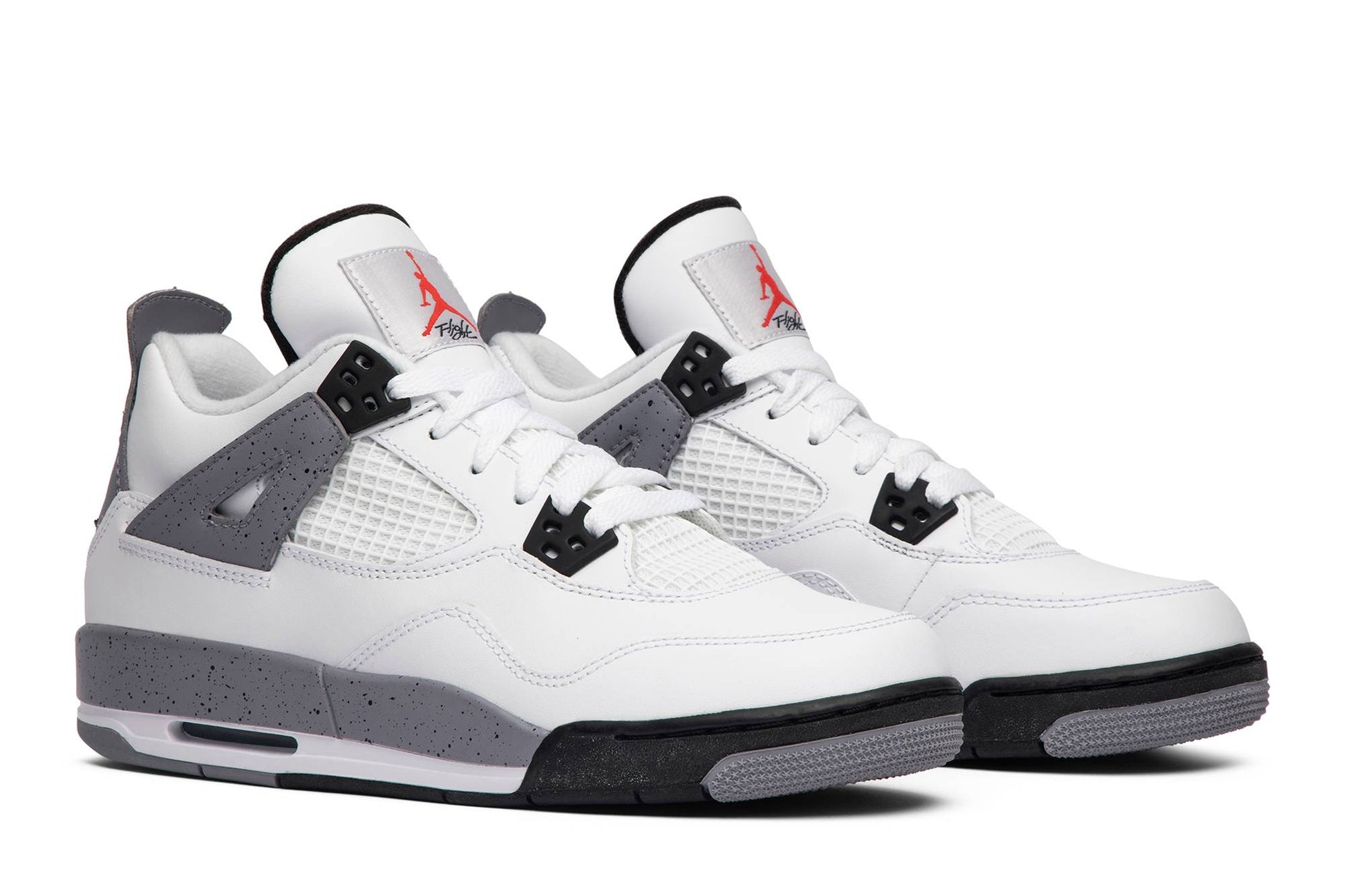 ( Grade School ) Air Jordan 4 Retro 2012 ‘White Cement’ 408452-103