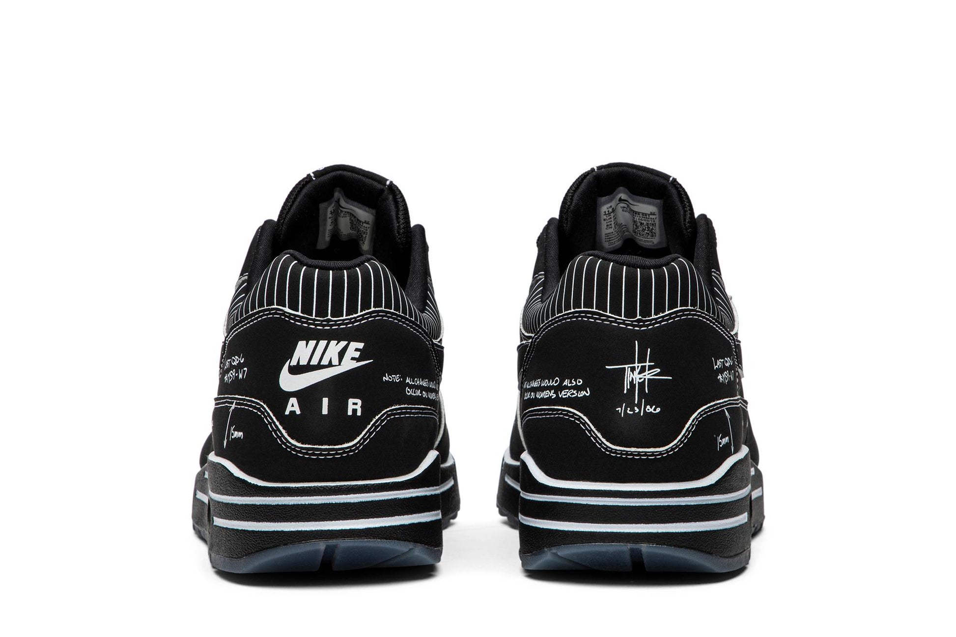 Nike Air Max 1 ‘Tinker Sketch To Shelf – Black Schematic’ CJ4286-001