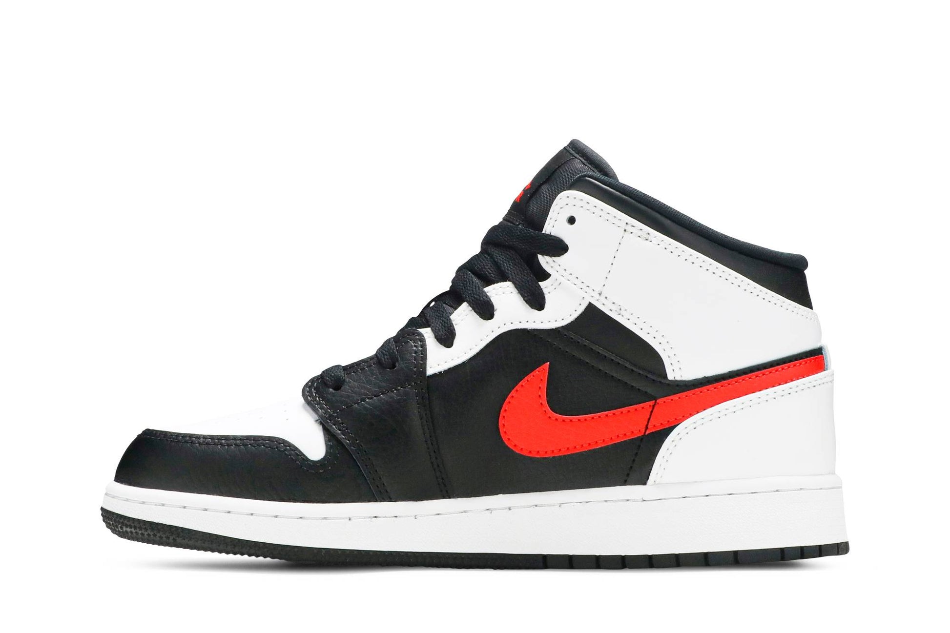 ( Grade School ) Air Jordan 1 Mid ‘Chile Red’ 554725-075