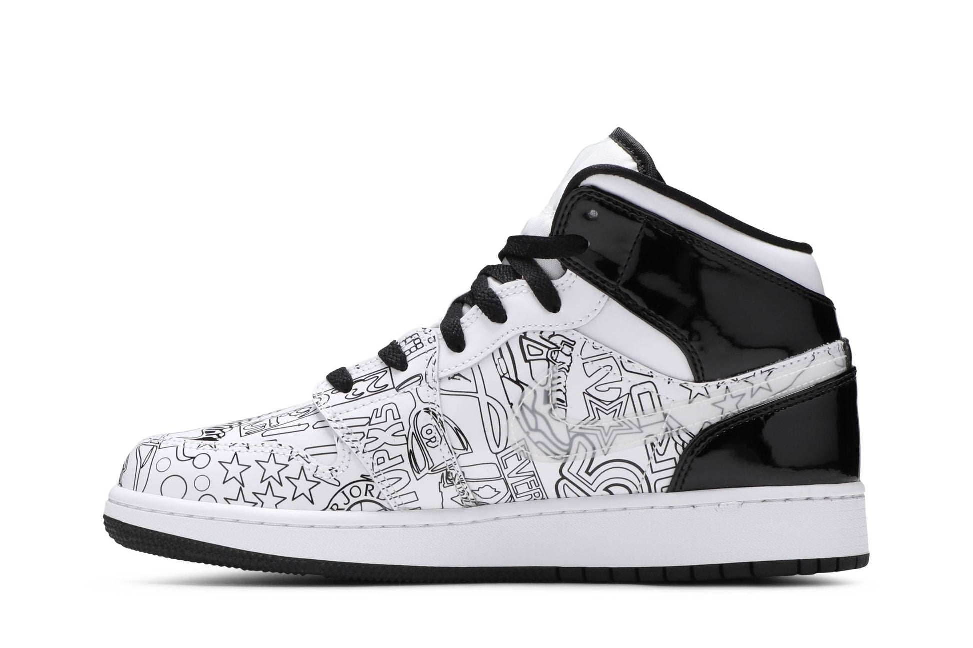 ( Grade School ) Air Jordan 1 Mid ‘DIY’ DC4099-100