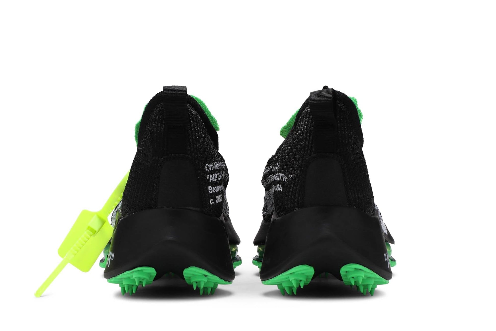Off-White X Nike Air Zoom Turbo Next% Flyknit ‘Black’ CV0697-001