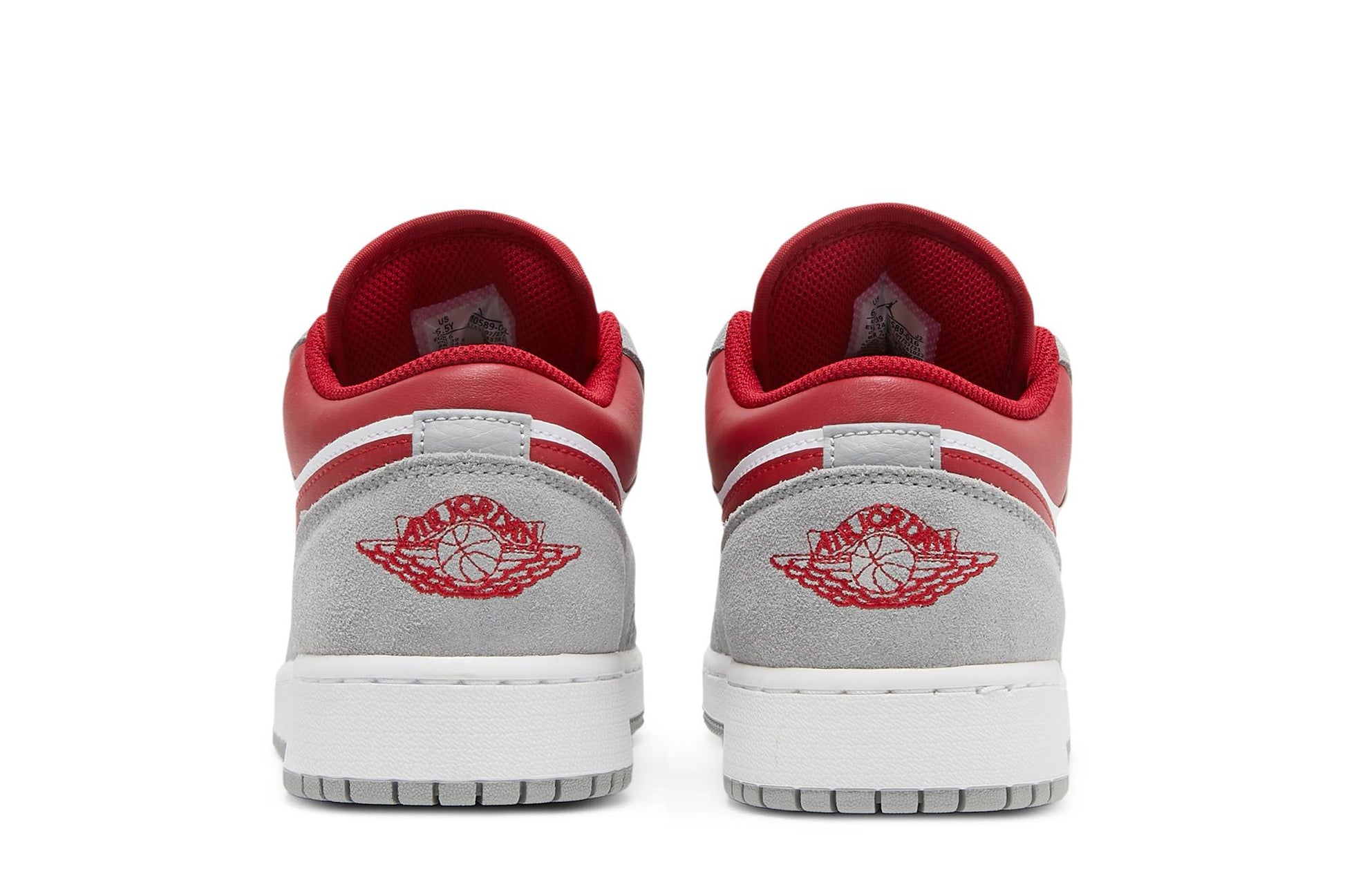 ( Grade School ) Air Jordan 1 Low SE ‘Light Smoke Grey Gym Red’ DM0589-016