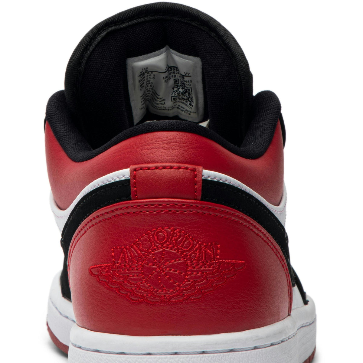 Air Jordan 1 Low 'Black Toe' 553558-116