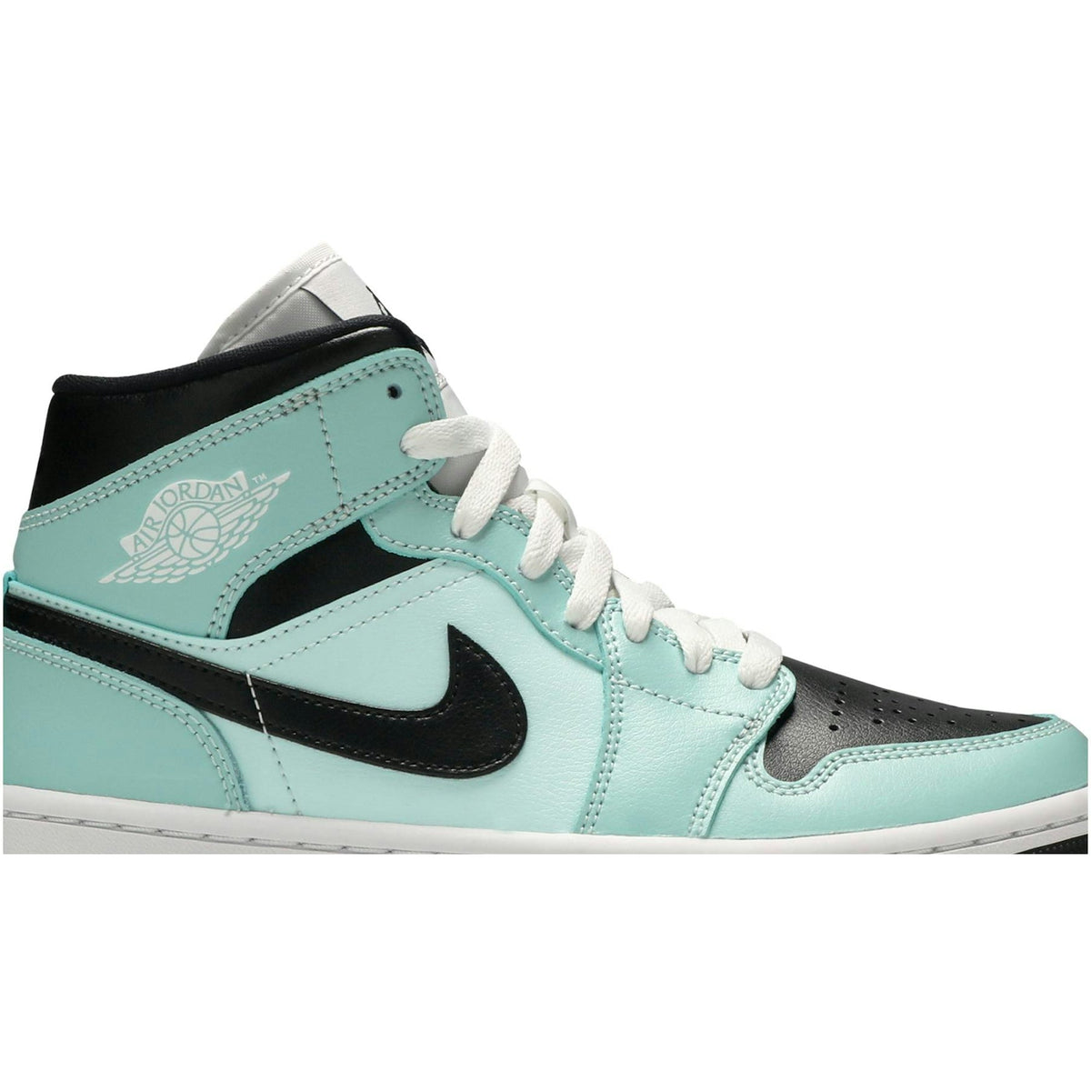 ( Women ) Air Jordan 1 Mid Aqua Black BQ6472-300