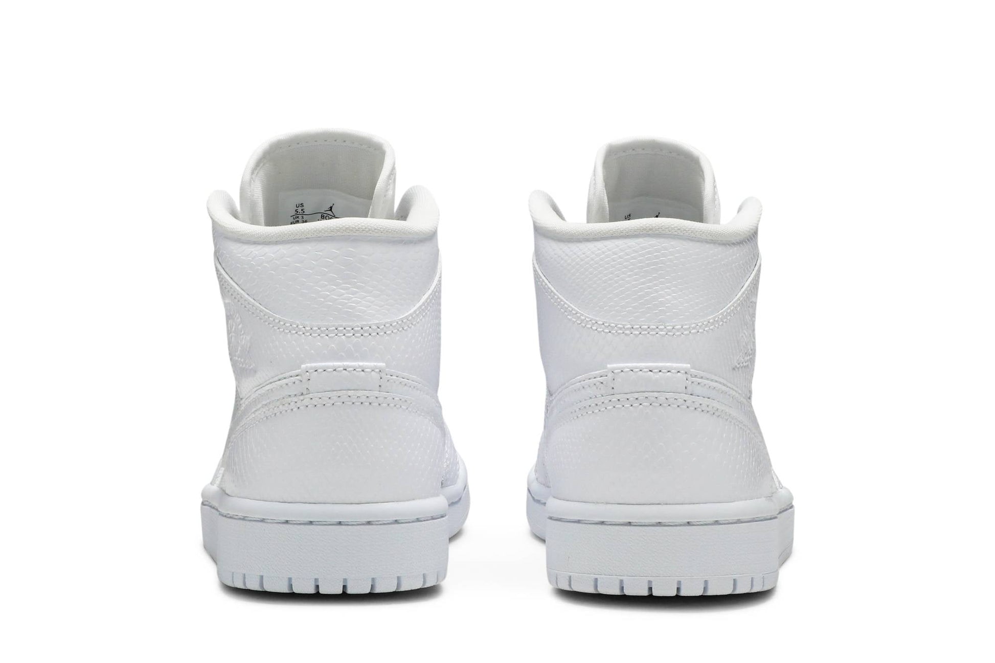 ( Women ) Air Jordan 1 Mid ‘White Snakeskin’ BQ6472-110