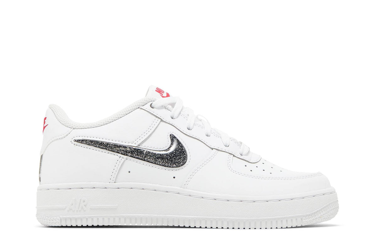 ( Grade School ) Nike Air Force 1 Low LV8 'White Metallic Silver' DC9651-100