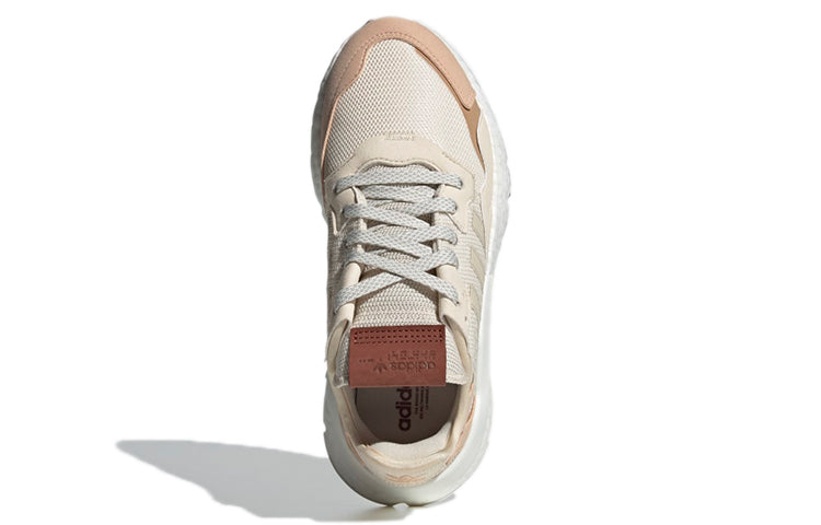 ( Women ) Adidas Originals Nite Jogger Cream Brown H01734