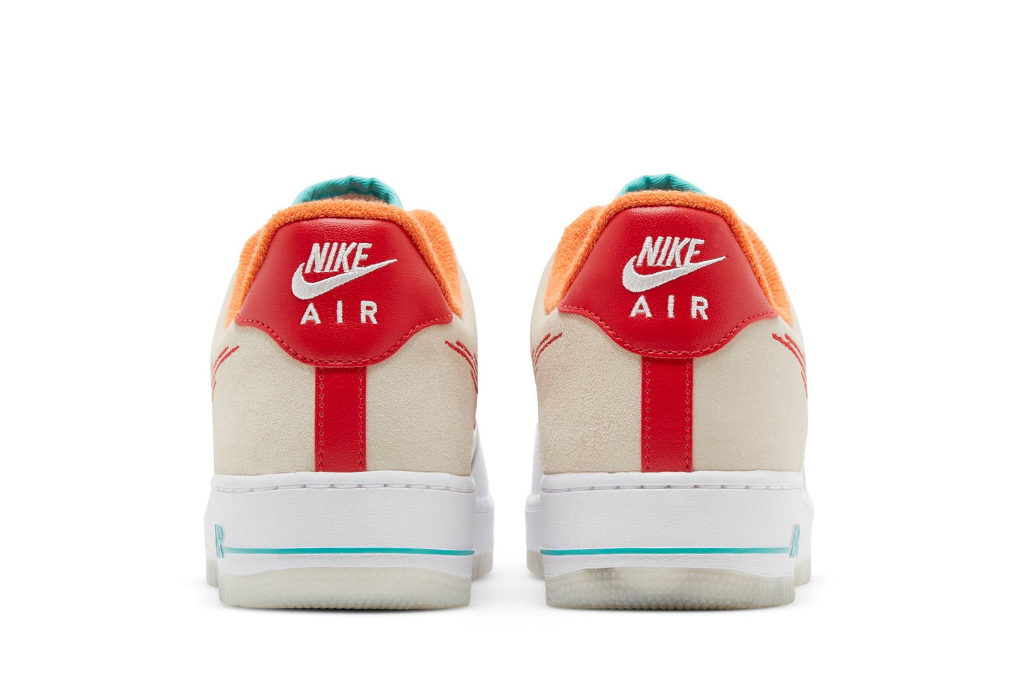 Nike Air Force 1 Low ‘Just Do It White Red Teal’ FD4205-161