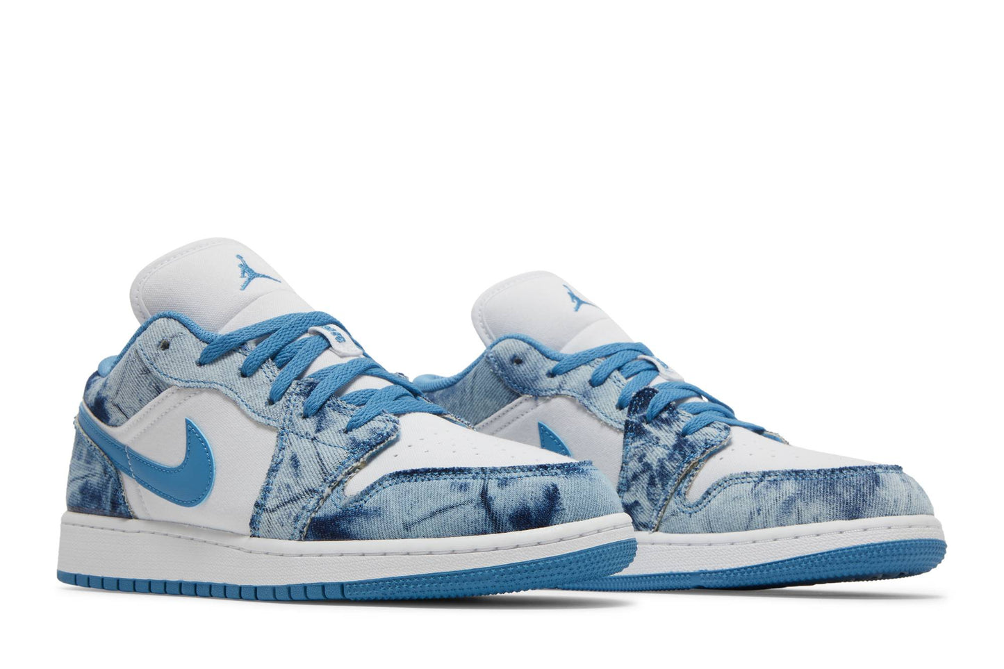 ( Grade School ) Air Jordan 1 Low ‘Washed Denim’ DM8947-100