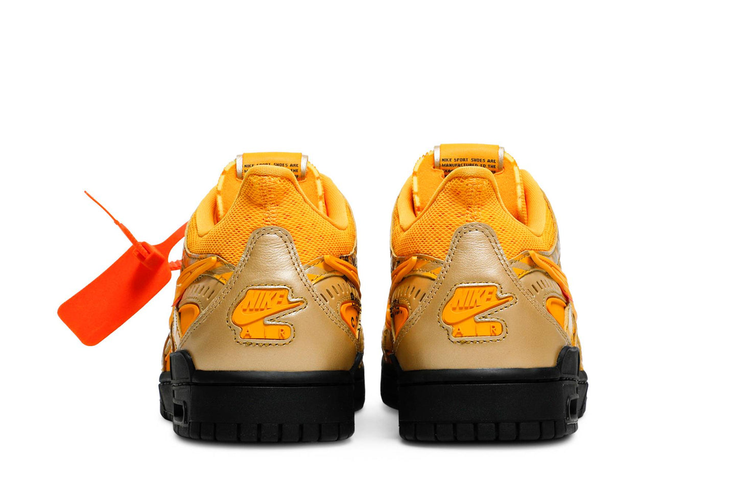 Off-White X Nike Air Rubber Dunk ‘University Gold’ [also Worn By William Chan] CU6015-700