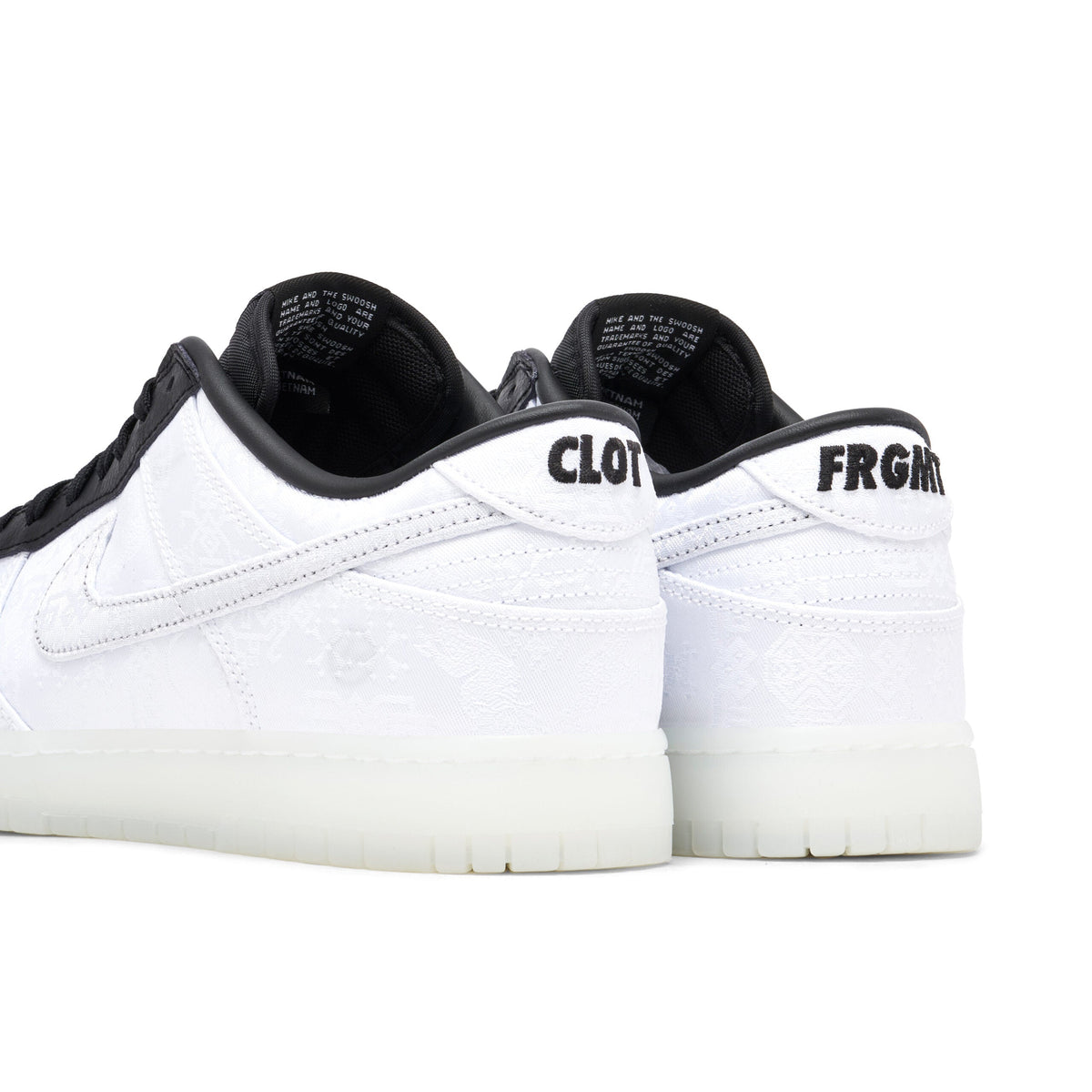 Nike Dunk Low X CLOT X Fragment Black White