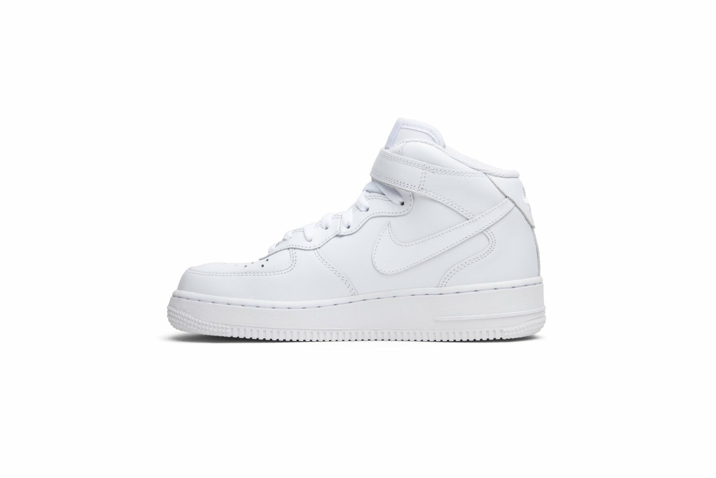 ( Women ) Nike Air Force 1 Mid 07 Leather ‘Triple White’ 366731-100