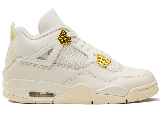 ( Women ) Air Jordan 4 Retro ‘Metallic Gold’ AQ9129-170