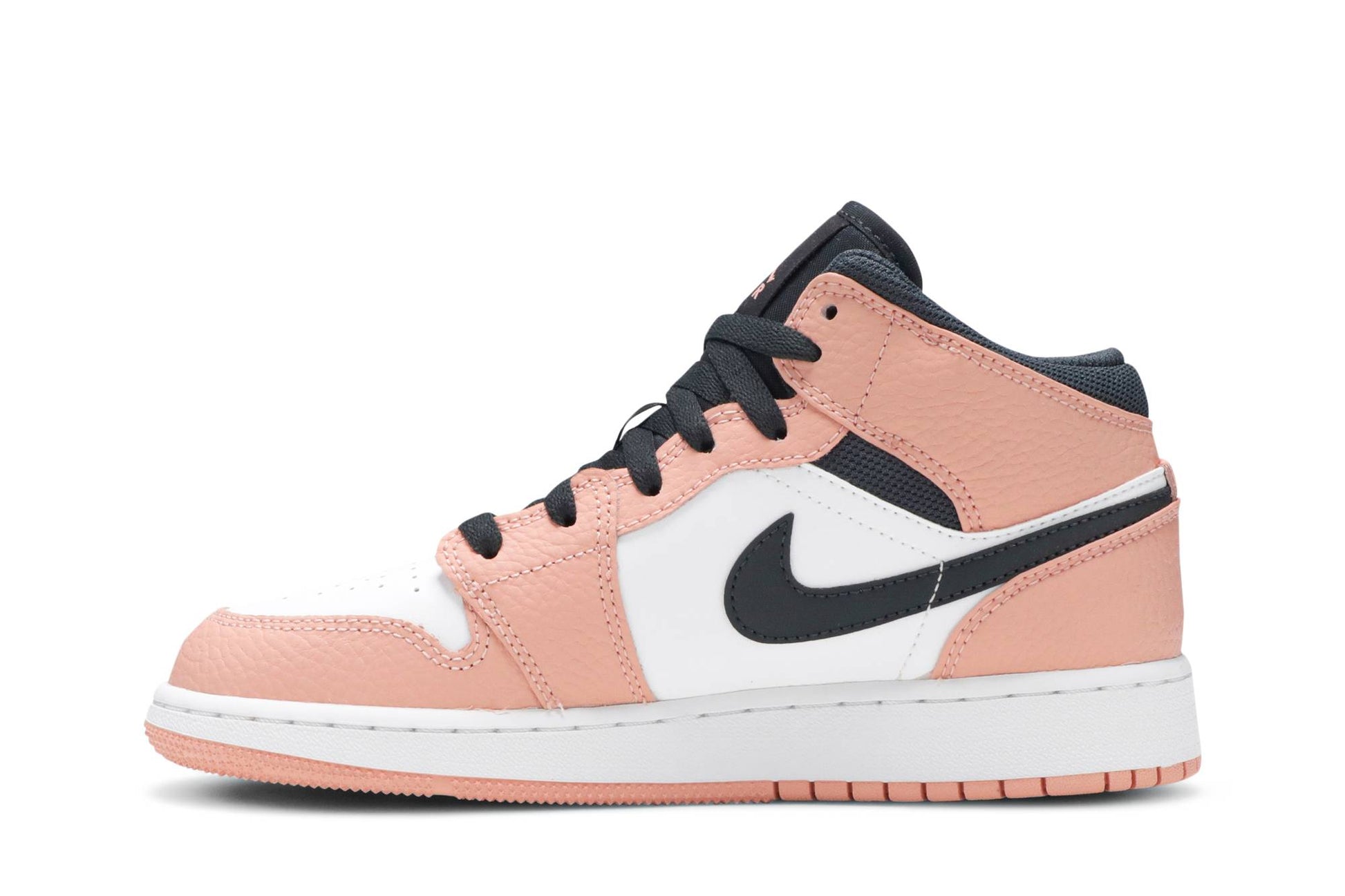 ( Grade School ) Air Jordan 1 Mid ‘Pink Quartz’ 555112-603