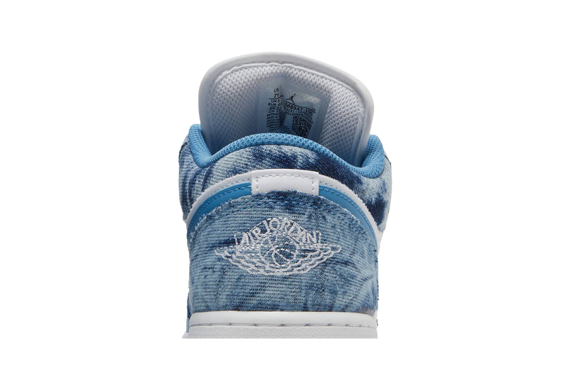 ( Grade School ) Air Jordan 1 Low ‘Washed Denim’ DM8947-100