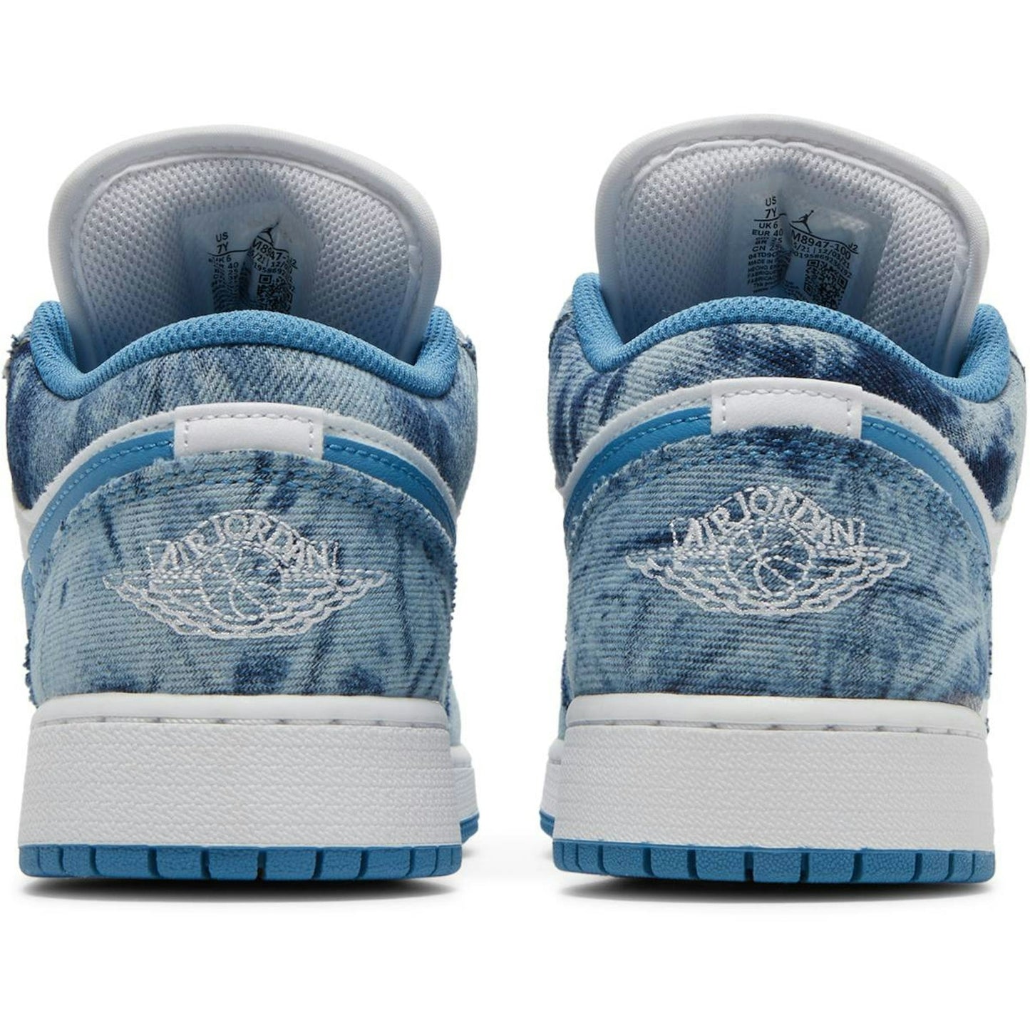 ( Grade School ) Air Jordan 1 Low ‘Washed Denim’ DM8947-100