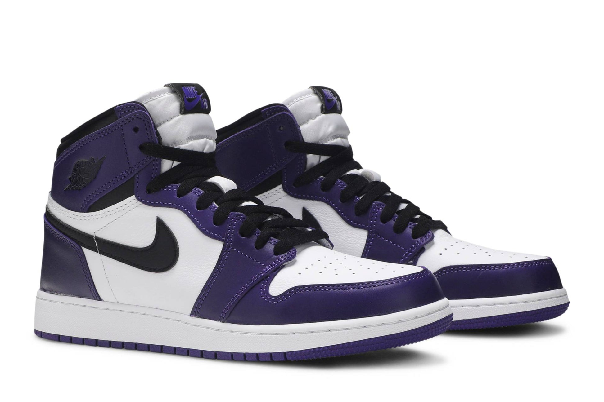 ( Grade School ) Air Jordan 1 Retro High OG ‘Court Purple 2.0’ 575441-500