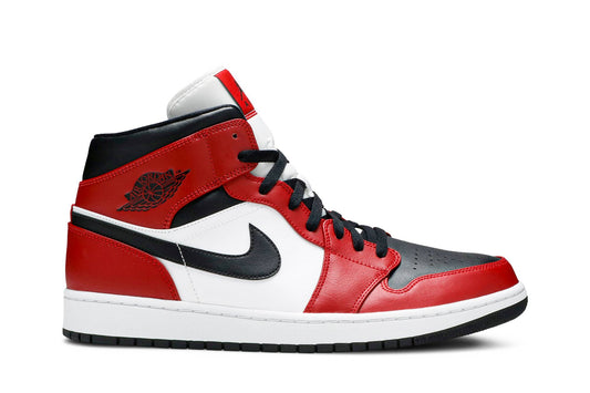 Air Jordan 1 Mid Chicago Black Toe 554724-069