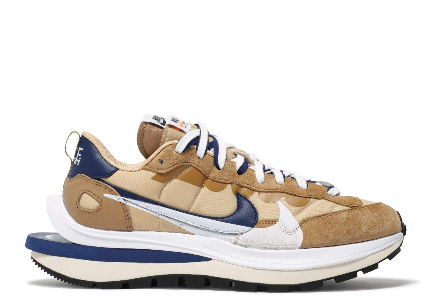 Nike Sacai X VaporWaffle ‘Sesame Blue Void’ Everlasting Sneaker
