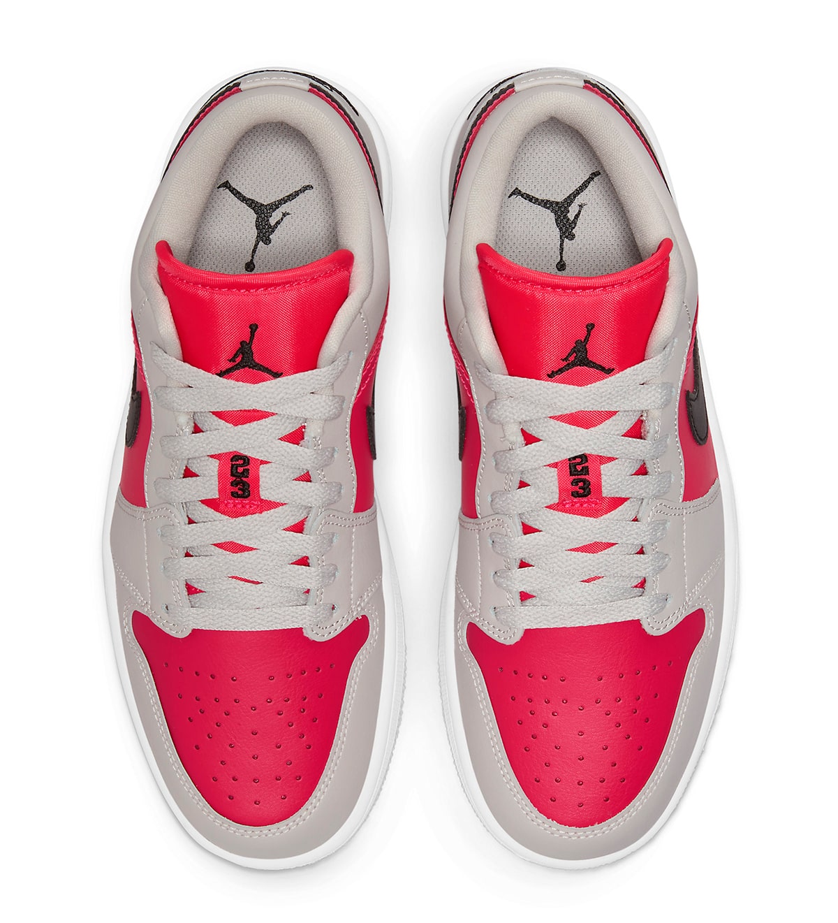 ( Women ) Air Jordan 1 Low ‘Light Iron Ore Siren Red’ DC0774-060