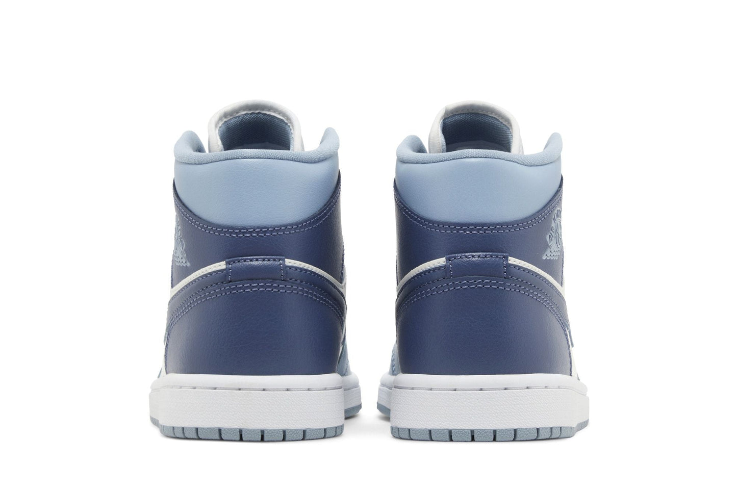 ( Women ) Air Jordan 1 Mid ‘Sail Diffused Blue’ BQ6472-140
