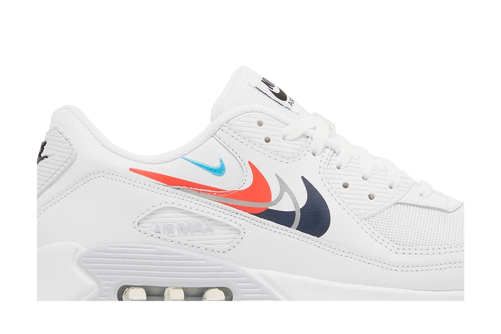 Nike Air Max 90 ‘Multi Swoosh – White Bright Crimson’ FJ4223-100