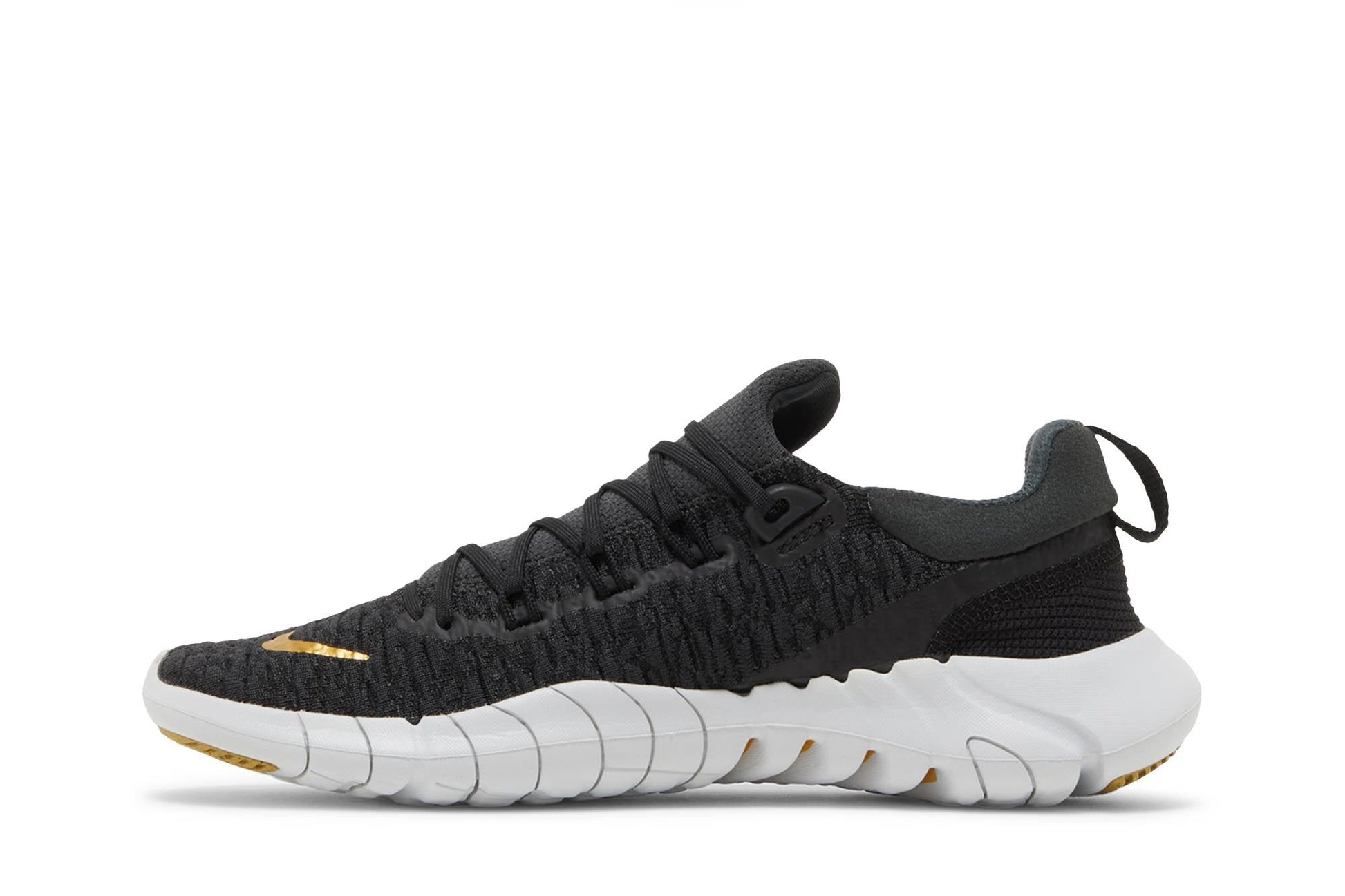 ( Women ) Nike Free Run 5.0 Next Nature ‘Dark Smoke Grey Metallic Gold Coin’ CZ1891-005