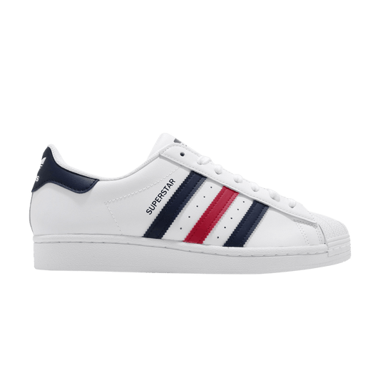 Adidas Superstar 'White Scarlet' FX2328