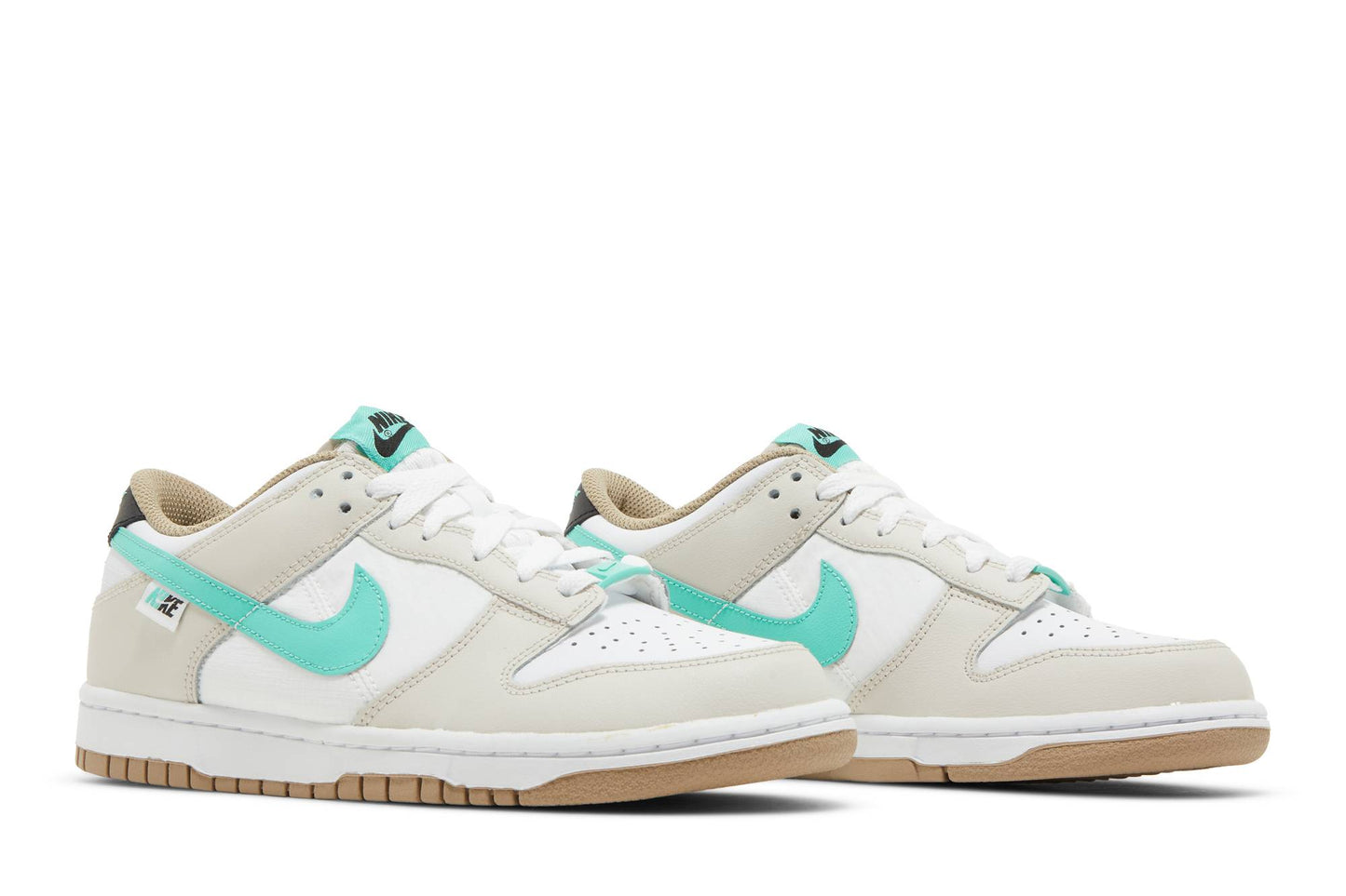 ( Grade School ) Nike Dunk Low ‘Split Seam White Tan Mint’ DX6063-131