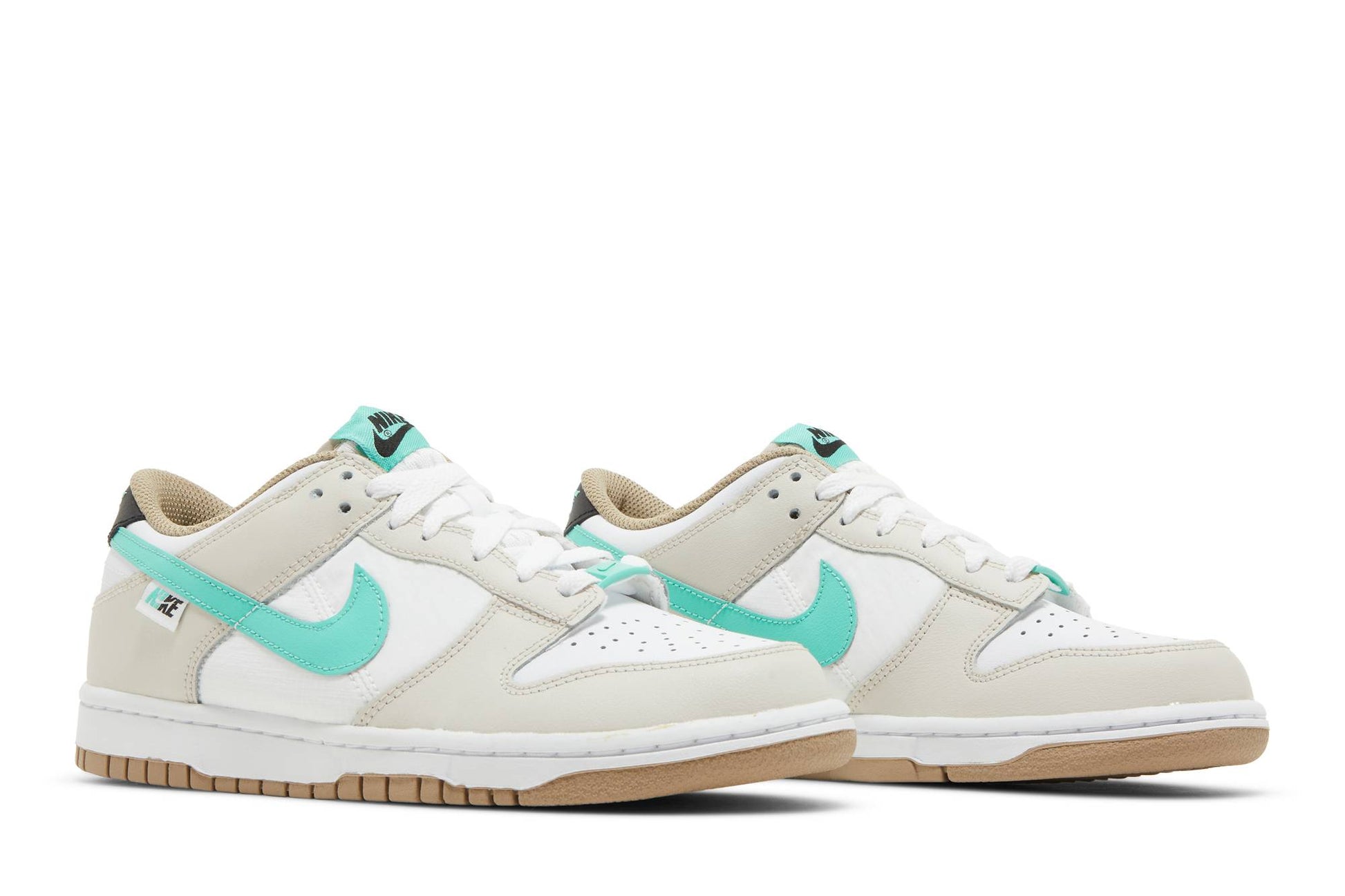( Grade School ) Nike Dunk Low ‘Split Seam White Tan Mint’ DX6063-131