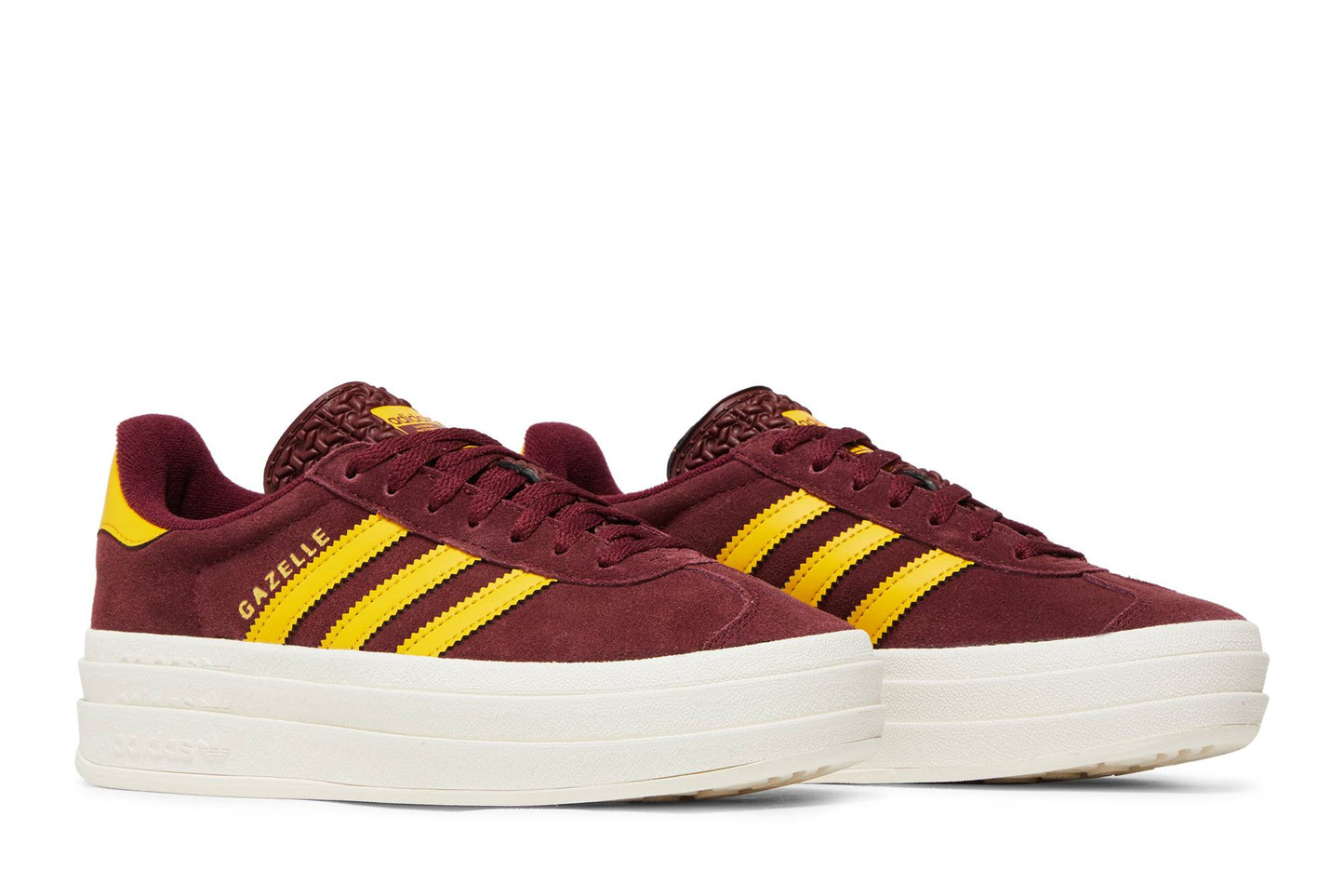 ( Women ) Adidas Gazelle Bold ‘Shadow Red Gold’ IF5195