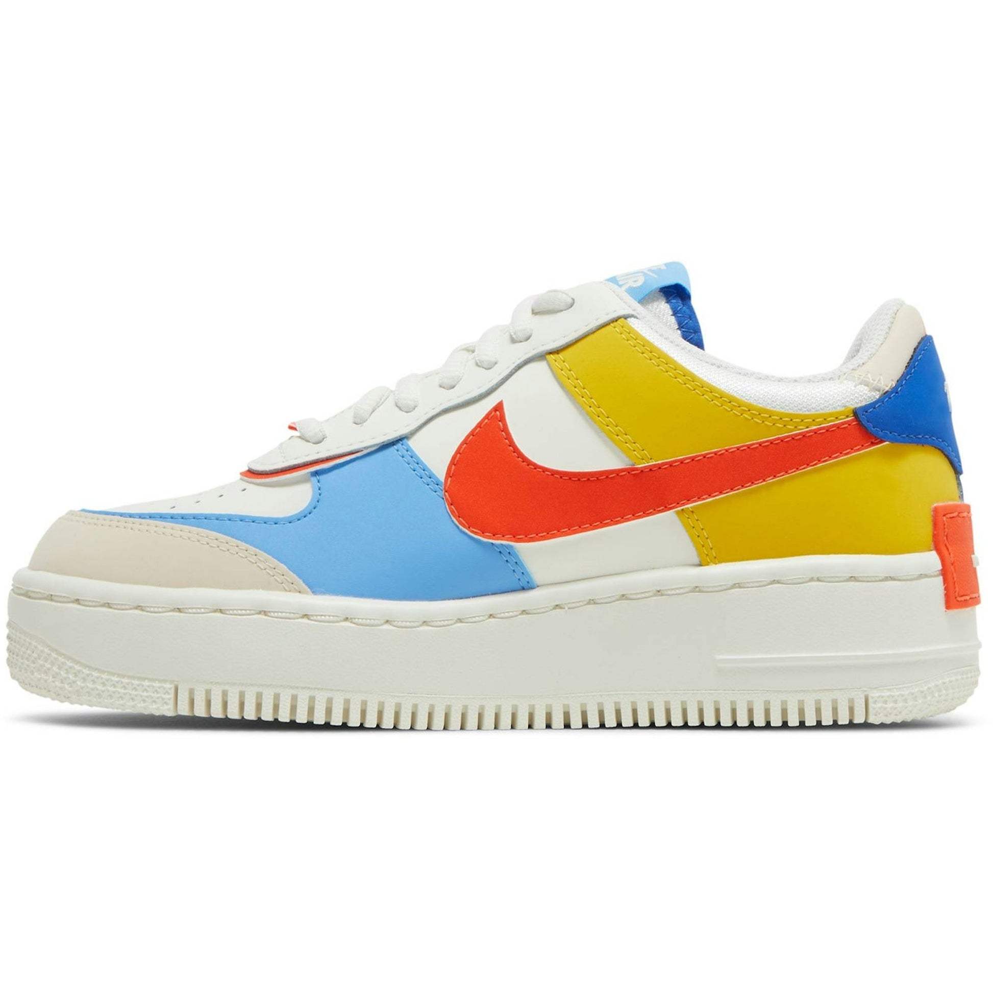 ( Women ) Nike Air Force 1 Low Shadow ‘Sail Game Royal Rush Orange University Blue’ CI0919-115