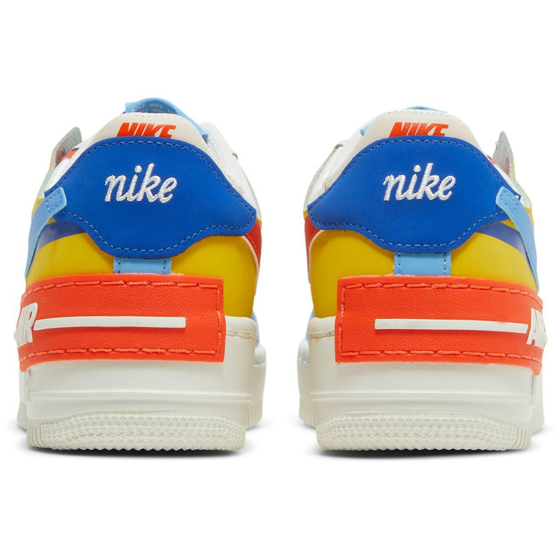 ( Women ) Nike Air Force 1 Low Shadow ‘Sail Game Royal Rush Orange University Blue’ CI0919-115
