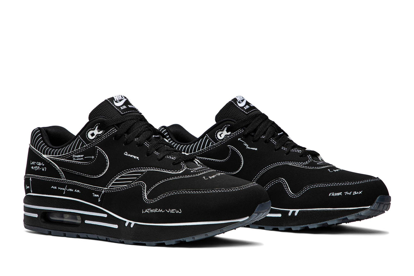 Nike Air Max 1 ‘Tinker Sketch To Shelf – Black Schematic’ CJ4286-001