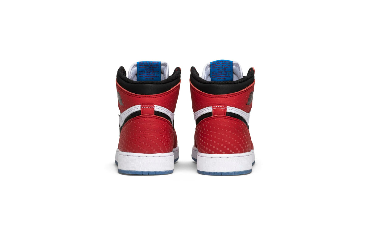 ( Grade School ) Air Jordan 1 Retro High Spider-Man Origin Story 575441-602