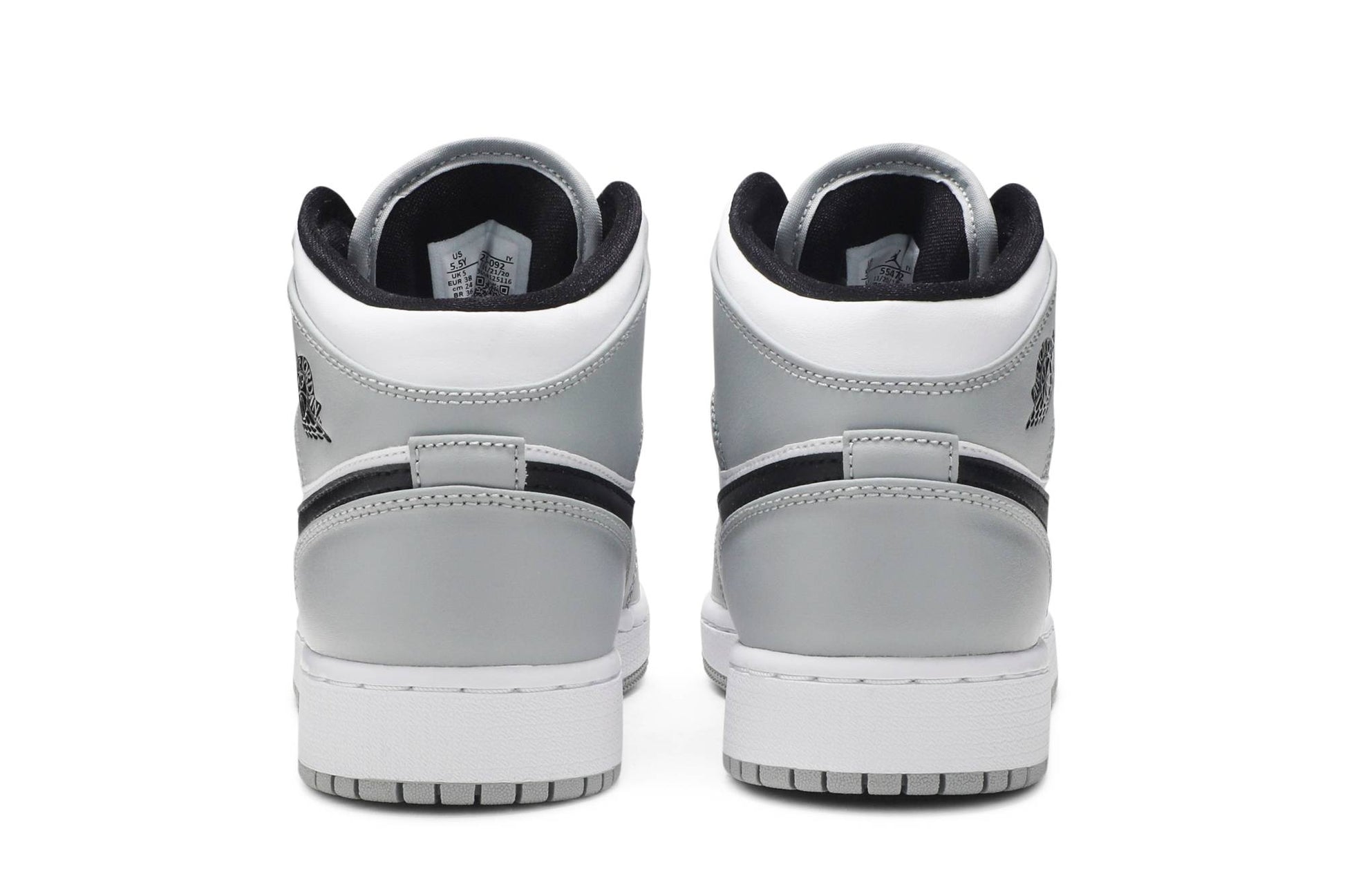 ( Grade School ) Air Jordan 1 Mid ‘Light Smoke Grey’ 554725-092