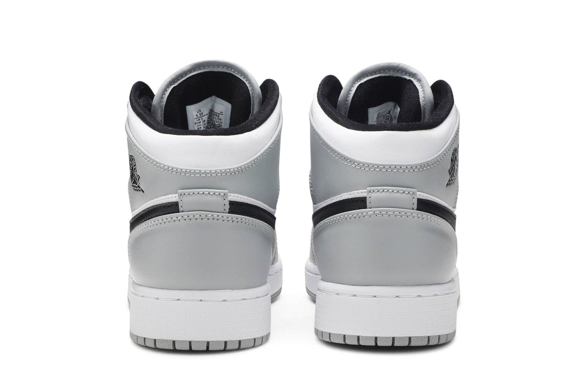 ( Grade School ) Air Jordan 1 Mid 'Light Smoke Grey' 554725-092