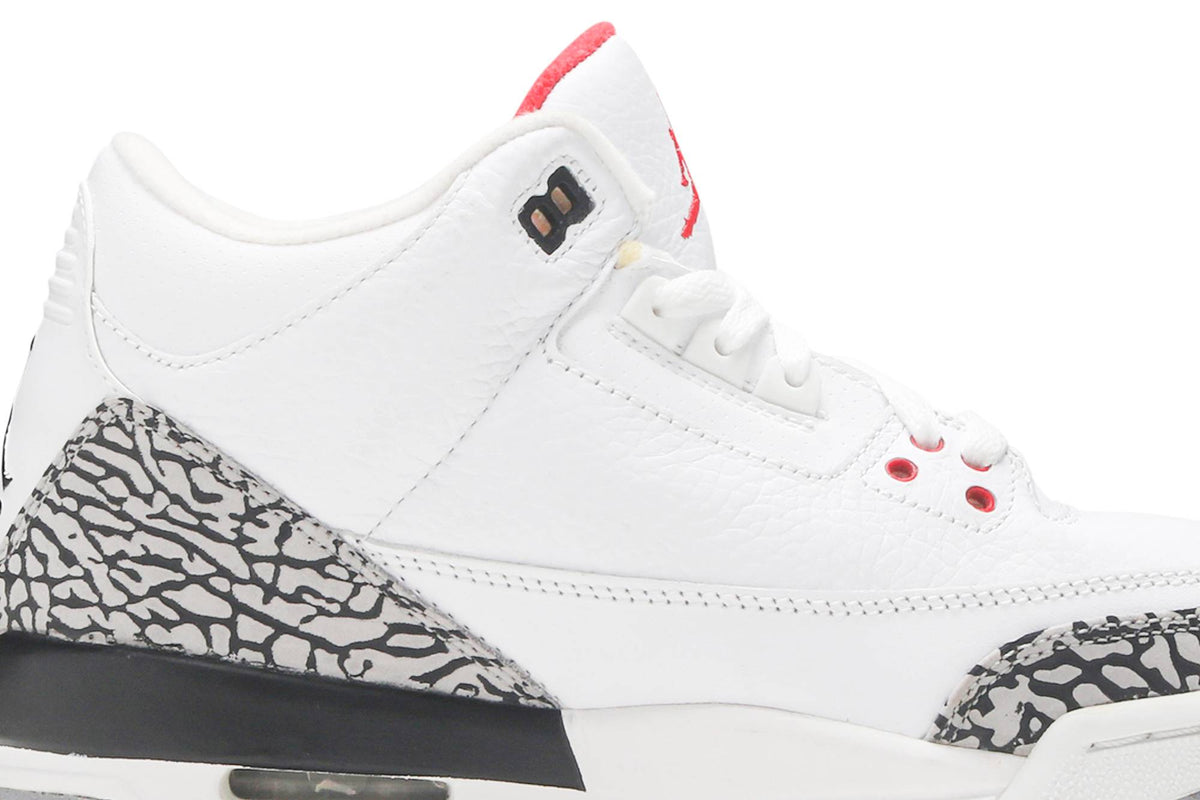( Grade School ) Air Jordan 3 Retro 2011 White Cement 398614-105